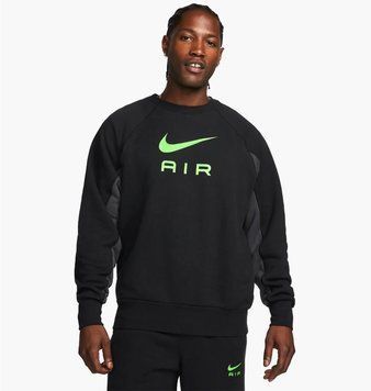 Кофта мужская Nike Air Ft Crew (DQ4205-011), 2XL, WHS, 10% - 20%, 1-2 дня