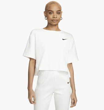 Футболка женская Nike Nsw Rib Jrsy Ss Top (DV7870-133), L, WHS, > 50%, 1-2 дня