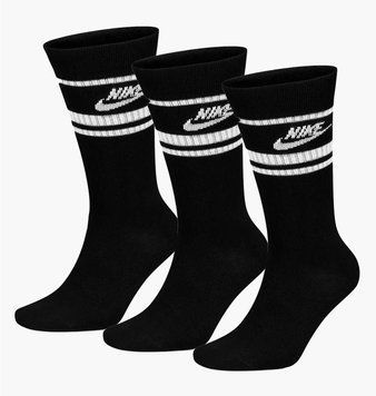 Носки Nike U Nk Nsw Everyday Essential Cr 3Pr (DX5089-010), 38-42, WHS, > 50%, 1-2 дня