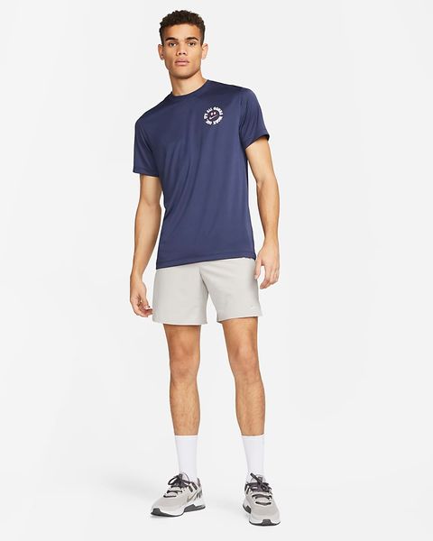 Футболка чоловіча Nike Dri-Fit Fitness T-Shirt (DZ2745-410), L, WHS, 20% - 30%, 1-2 дні