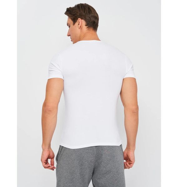 Футболка мужская Kappa T-Shirt Mezza Manica Girocollo (K1304-BIANCO), 2XL, WHS, < 10%, 1-2 дня