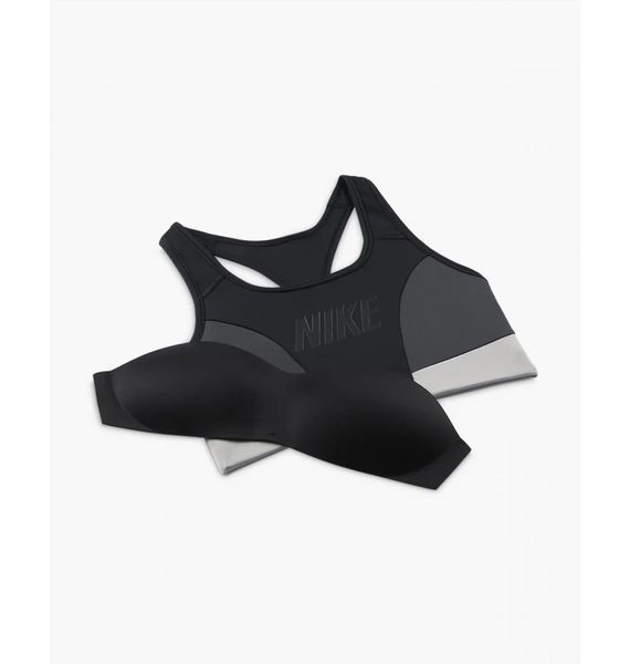 Спортивний топ жіночий Nike Dri-Fit Swoosh Black Dq5134-010 (DQ5134-010), M, WHS, 40% - 50%, 1-2 дні