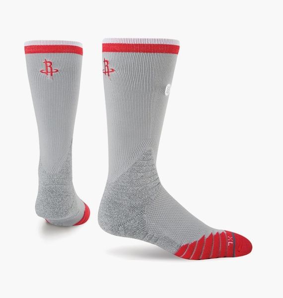 Носки Stance Nba Houston Rockets Logo Crew Basketball Socks (M559C5LCRO-GRY), M, WHS, 1-2 дня