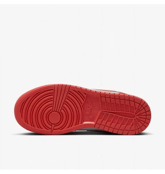 Кроссовки детские Jordan 1 Low Se Older White/Red (FJ3465-160), 39, WHS, 1-2 дня