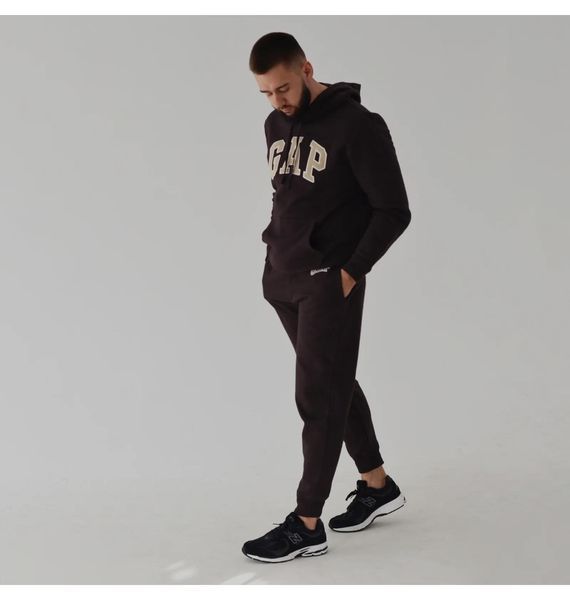 Брюки чоловічі Gap Logo Fleece Pants Turkish Coffee (221236531), XS, WHS, 10% - 20%, 1-2 дні