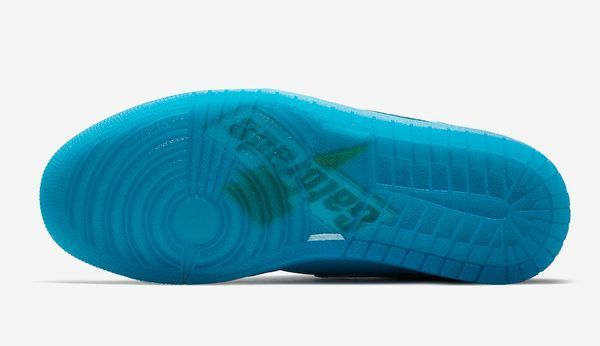 Кроссовки мужские Jordan 1 Retro High Gatorade Blue Lagoon (AJ5997-455), 45, WHS, 10% - 20%, 1-2 дня