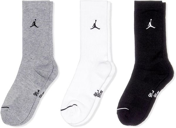 Носки Jordan Everyday Crew Socks (3 Pairs) (DX9632-914), 38-42, WHS, 1-2 дня