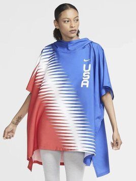 Вітровка унісекс Nike Marathoner Running Repelent Pancho Unisex (CV0431-657), S/M, WHS, 1-2 дні