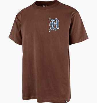 Футболка мужская 47 Brand 47 Brand Detroit Tigers Brown (627616N0-FS), L, WHS, 1-2 дня