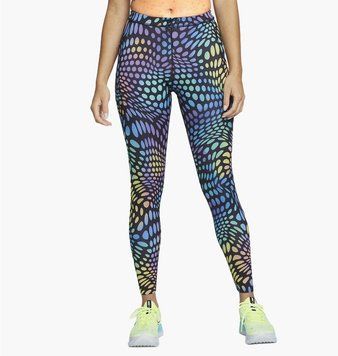 Лосіни жіночі Nike Womens Mid-Rise Running Leggings Multi Dm7555-010 (DM7555-010), XS, WHS, 10% - 20%, 1-2 дні