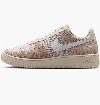 Кросівки чоловічі Nike Air Force 1 Flyknit 2.0 Beige (IB7675-001), 38.5, WHS, 40% - 50%, 1-2 дні