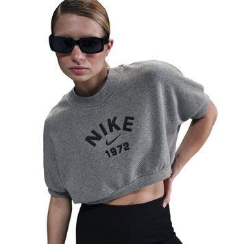 Футболка женская Nike Nsw French Terry Cropped Crew Top (HJ0224-091), L, WHS, 1-2 дня