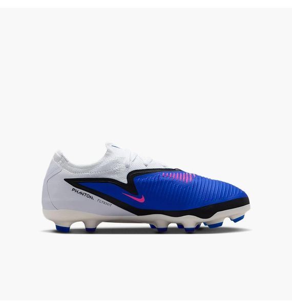 Бутси дитячі Nike Phantom 6 Low Pro White/Blue (HM9204-446), 1.5Y, WHS, 20% - 30%, 1-2 дні