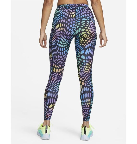 Лосіни жіночі Nike Womens Mid-Rise Running Leggings Multi Dm7555-010 (DM7555-010), XS, WHS, 10% - 20%, 1-2 дні