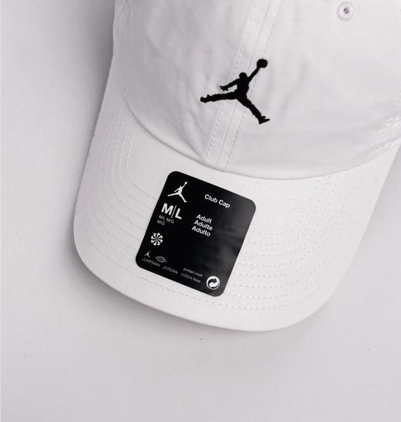 Кепка Nike Club Us Cb Jumpman (FD5185-100), M/L, OFC, 30% - 40%, 1-2 дні