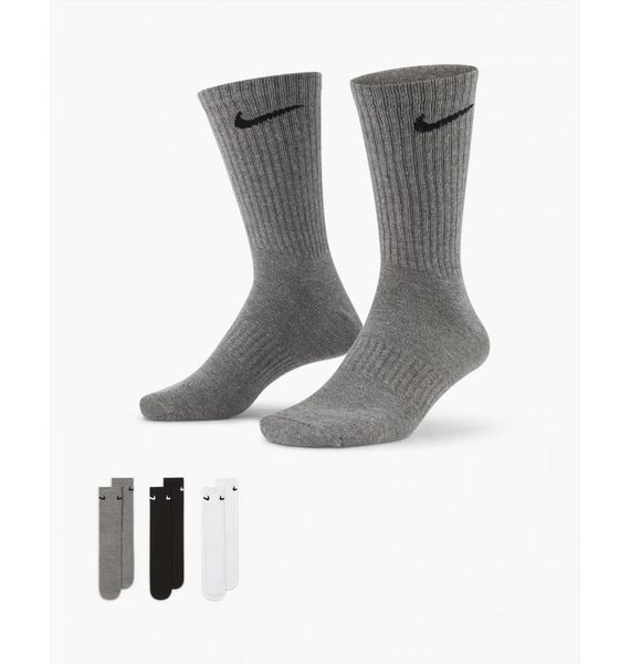 Носки Nike U Nk Everyday Ltwt Crew 3Pr (SX7676-964), 42-46, OFC, 40% - 50%, 1-2 дня