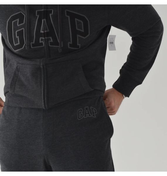 Кофта чоловіча Gap Logo Zip Hoodie Grey (218871801), M, WHS, < 10%, 1-2 дні