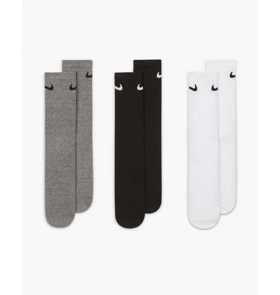 Носки Nike U Nk Everyday Ltwt Crew 3Pr (SX7676-964), 42-46, OFC, 40% - 50%, 1-2 дня
