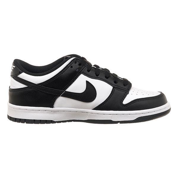 Кроссовки женские Nike Dunk Low Retro White Black (Gs) (CW1590-100), 35.5, WHS, 1-2 дня