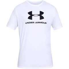 Футболка чоловіча Under Armour Men's Sportstyle Logo Short Sleeve T-Shirt (1357457-100), S, OFC