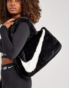 Сумка на плече Nike Faux Fur Tote (DQ5804-010), 10 L, WHS, 30% - 40%, 1-2 дні