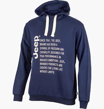 Кофта чоловіча Jeep Hooded Sweatshirt Since 1941 (O102569-K876), 2XL, WHS, 20% - 30%, 1-2 дні