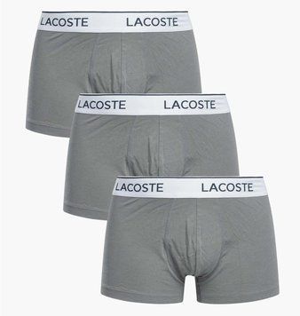 Трусы-боксерки мужские Lacoste Underwear (3 ) Grey (5H9002-00-S6K), M, WHS, 1-2 дня