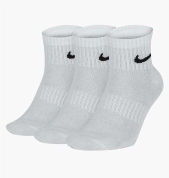 Шкарпетки Nike U Nk Everyday Ltwt Ankle 3Pr (SX7677-100), 38-42, WHS, 30% - 40%, 1-2 дні
