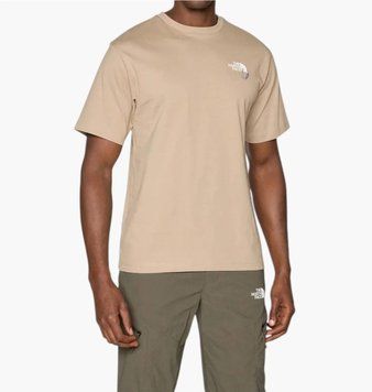 Футболка унісекс The North Face Explore Carabiner Relaxed Beige (NF0A8F2HBOX), L, WHS, 1-2 дні