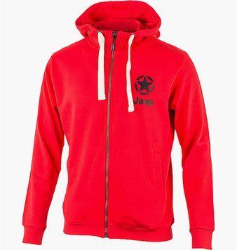 Кофта чоловіча Jeep Hooded Sweatshirt Full Zip (O102572-R699), L, WHS, 20% - 30%, 1-2 дні