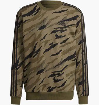Кофта чоловіча Adidas M Camo Swt Olive (HE1875), L, WHS, 1-2 дні