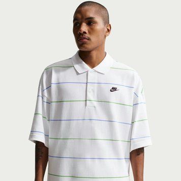 Футболка чоловіча Nike M Nk Club Os Stripe Polo (IF0736-100), L, WHS, 20% - 30%, 1-2 дні