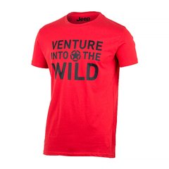 Футболка мужская Jeep T-Shirt Venture Into The Wild (O102592-R699), XL, WHS, 10% - 20%, 1-2 дня