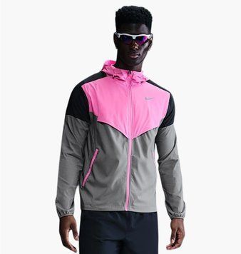 Ветровка мужскиая Nike Running Grey/Pink (HV6521-675), L, WHS, 1-2 дня