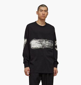 Кофта унисекс Adidas Y-3 Gfx Ls Tee Black (H44811), M, WHS, 10% - 20%, 1-2 дня