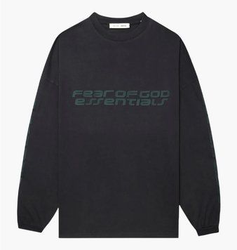 Кофта чоловіча Fear Of God Essentials Black (125HO254571F), L, WHS, 1-2 дні