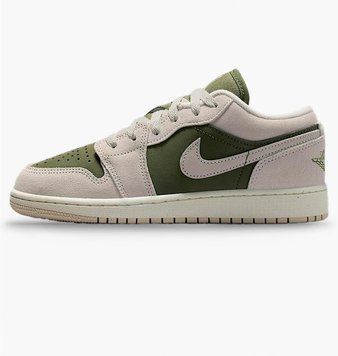Кросівки дитячі Jordan 1 Low Se Olive/Beige (HV4396-201), 40, WHS, 10% - 20%, 1-2 дні