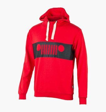 Кофта чоловіча Jeep Ooded Sweatshirt Grille Print (O102565-R699), 2XL, WHS, 20% - 30%, 1-2 дні