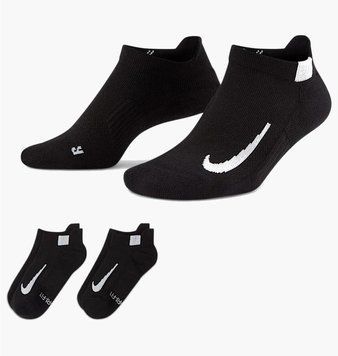 Шкарпетки Nike Court Multiplier Max Tennis No- Show Socks (2 Pairs) Black (SK0152-010), L, WHS, 1-2 дні