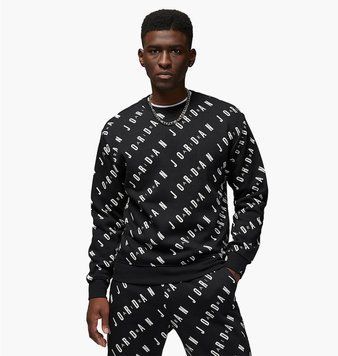 Кофта чоловіча Jordan Graphic Fleece Crew-Neck Sweatshirt (DX9173-010), L, WHS, 30% - 40%, 1-2 дні