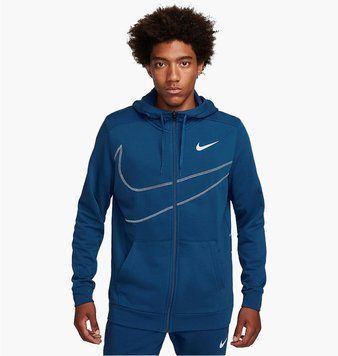 Кофта мужская Nike Dri-Fit Fleece Full-Zip Fitness Hoodie (FB8575-476), 2XL, WHS, 10% - 20%, 1-2 дня