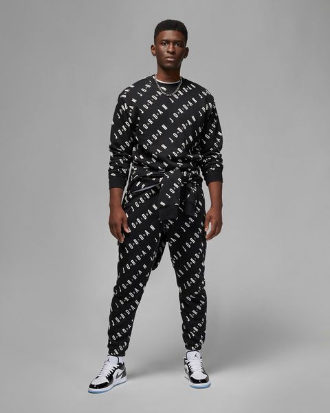Кофта чоловічі Jordan Graphic Fleece Crew-Neck Sweatshirt (DX9173-010), L, OFC, 20% - 30%, 1-2 дні
