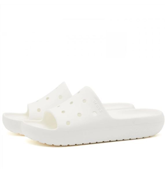 Тапочки чоловічі Crocs V2 Classic Slide White (209401-100), 37-38, WHS, 1-2 дні