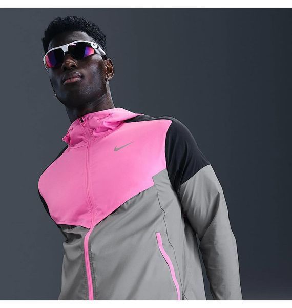 Вітровка чоловіча Nike Running Grey/Pink (HV6521-675), XL, WHS, 10% - 20%, 1-2 дні