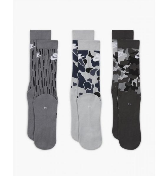 Шкарпетки Nike U Nk Everyday Essential Crew (DH3414-902), 34-38, WHS, 40% - 50%, 1-2 дні
