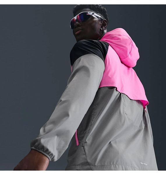 Вітровка чоловіча Nike Running Grey/Pink (HV6521-675), XL, WHS, 10% - 20%, 1-2 дні