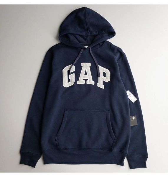 Кофта мужская Gap Logo Fleece Hoodie Royal Teal Blue (510981521), S, WHS, < 10%, 1-2 дня