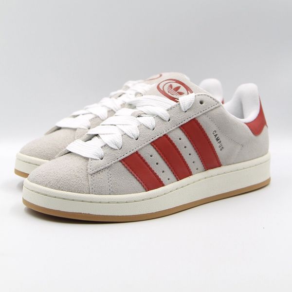 Кроссовки женские Adidas Campus 00S Crystal White Better Scarlet (GY0037), 39, WHS, 1-2 дня