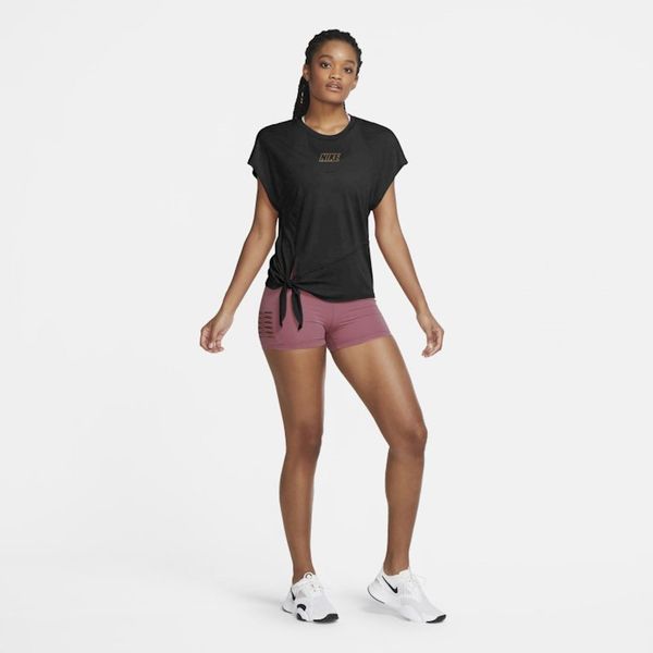 Футболка женская Nike Dry Ss Top Tie Pp5 Cb (CU5025-010), XS, WHS, 10% - 20%, 1-2 дня