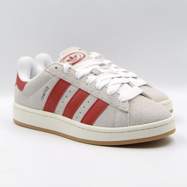 Кроссовки женские Adidas Campus 00S Crystal White Better Scarlet (GY0037), 39, WHS, 1-2 дня